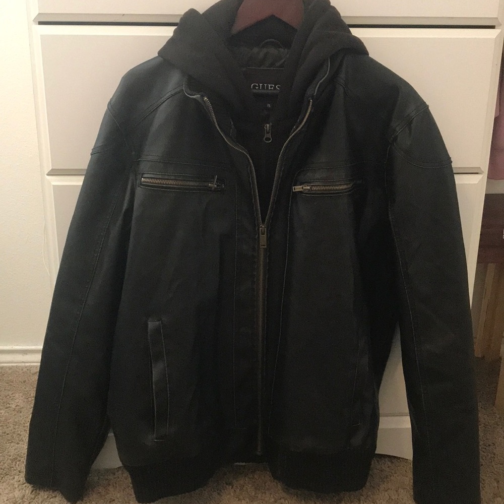 Guess brand Jacket with hood size XL